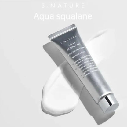 S.NATURE Sérum Crème Visage Squalane Améliore le Teint Terne Équilibre l'Eau et l'Huile et Hydrate Profondément Soin de la Peau Coréen