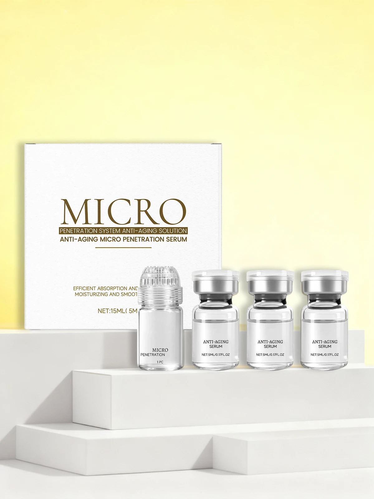 Collagen Anti-Wrinkle Essence Set - Hydrating Firming Pore-Cleaning Anti-Aging Skincare Easy to Use Exclusive Deal Shop Now