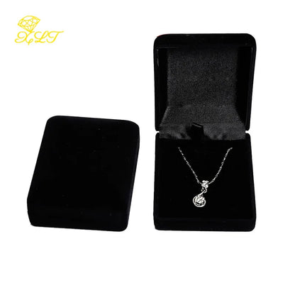 1 boîte à bijoux pour pendentif, boîte cadeau de présentation de bijoux, emballage de pendentif, boîte de rangement, porte-collier, boîte de rangement pour pendentif