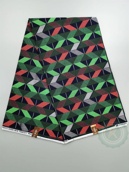 Prevalent African Wax Print Ankara Fabrics 100% Cotton Nigerian Style Patchwork Sewing Guaranteed Veritable Real Wax For Dresses