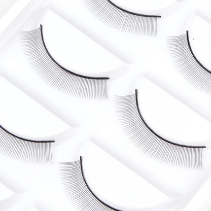 5/10/15/20Boxes Training Lashes Beginner False Eyelashes Practice Mink Lashes Strip Individual Lashes Eyelash Extension Tools