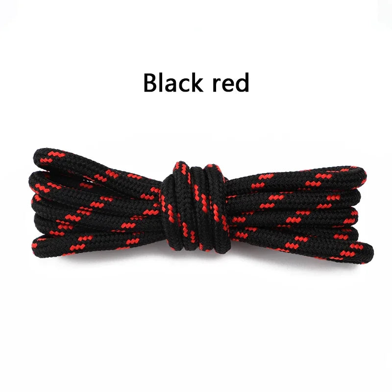 Round Solid Shoelaces for Sneakers Outdoor Hiking Boots Tooling Sports Shoe Laces Adult Kids Flower Dots Shoelace for Woman Man