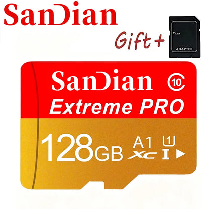 Elite SD Cards 64GB 128GB 32GB TF Cards Memory Card Micro TF SD Card V60 for Body Camera/PC/Desktop/Smart TV/Gaming Console