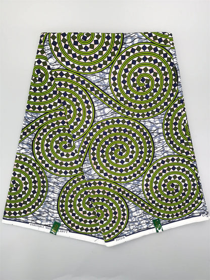 Prevalent African Wax Print Ankara Fabrics 100% Cotton Nigerian Style Patchwork Sewing Guaranteed Veritable Real Wax For Dresses