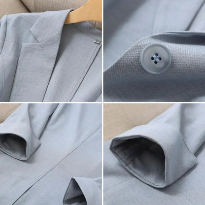 Veste blanche coréenne pour femmes, coupe ample, amincissante, élégante, décontractée, confortable, nouvelle collection d'été