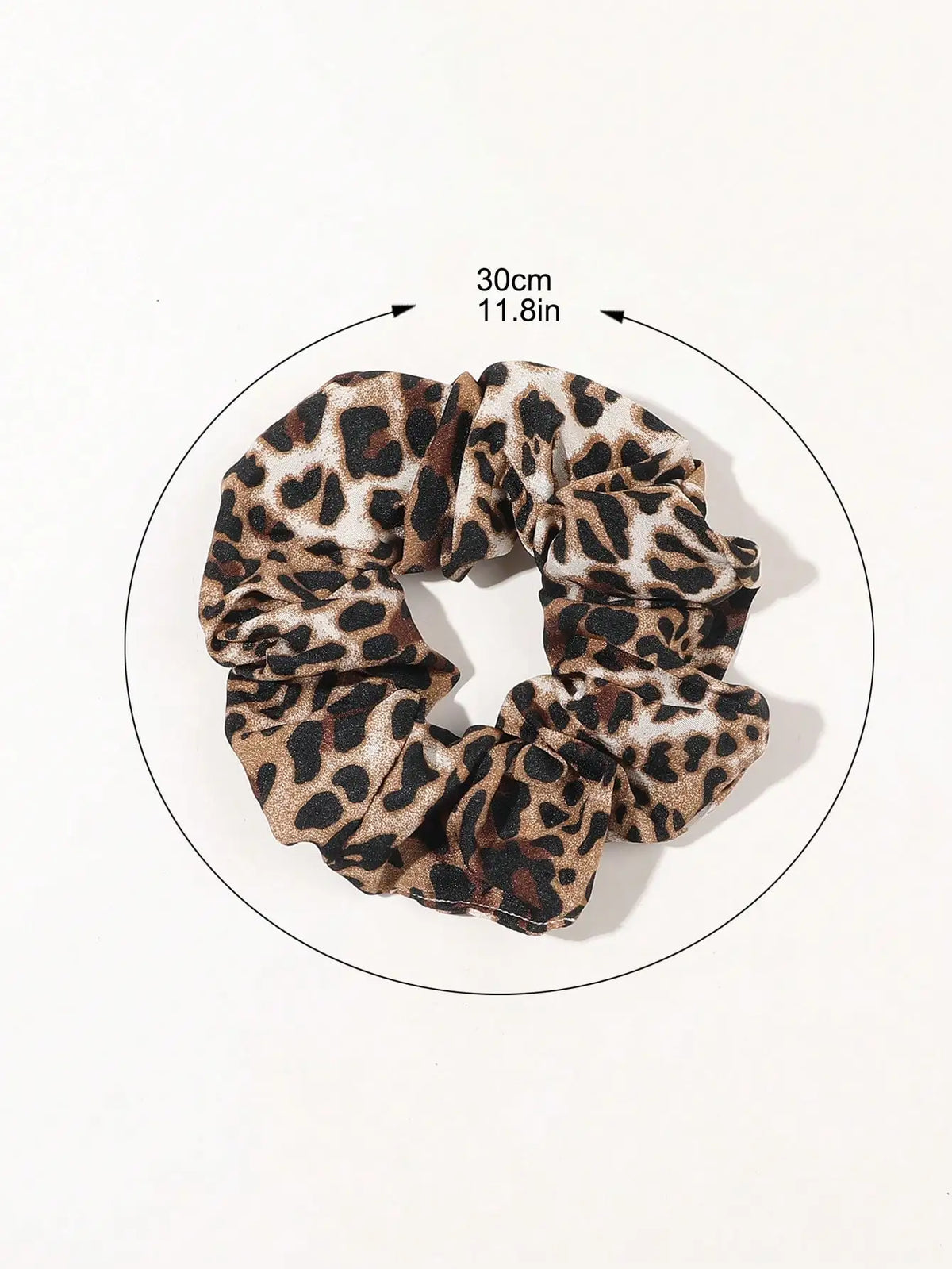 3/6/12PCS Leopard Velvet and Silk Satin Scrunchies Hair Ties Hair Elastics Bands Ponytail Holder Hair Accessories for Women Girl