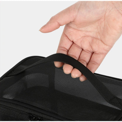 Bathroom Travel Mesh Makeup Storage Bag Cosmetics Make Up Skincare Organizer Box Plastic Container Handbag For Women Men
