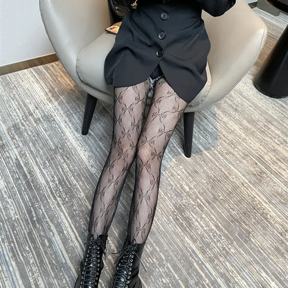 Woman Girls Fashion Punk Gothic  Fishnet Stockings Snake Skull Striped Mesh Tights Panties Lolita Plus Size Pantyhose Leggings