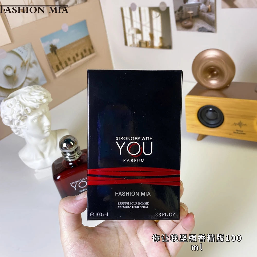 100ml Parfum homme Stronger With You Intensely de haute qualité, longue durée, boisé, atomiseur corporel, cadeaux