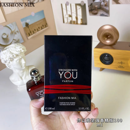 100ml Parfum homme Stronger With You Intensely de haute qualité, longue durée, boisé, atomiseur corporel, cadeaux