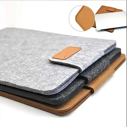 Pochette de protection en feutre anti-rayures pour ordinateur portable 11 13 15 pouces Sac de rangement pour PC Étui de protection étanche pour Macbook Air Pro