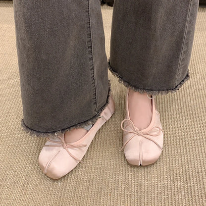 French Gentle Bow Women's Shoes Flats