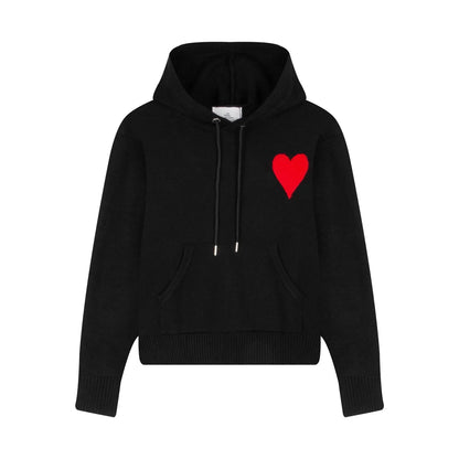 NOUVEAU Automne 2025 Femme Sweat à capuche mode Lettre Coeur Macaron Brodé Surdimensionné Manteau zippé Homme et Femme Sweats à capuche