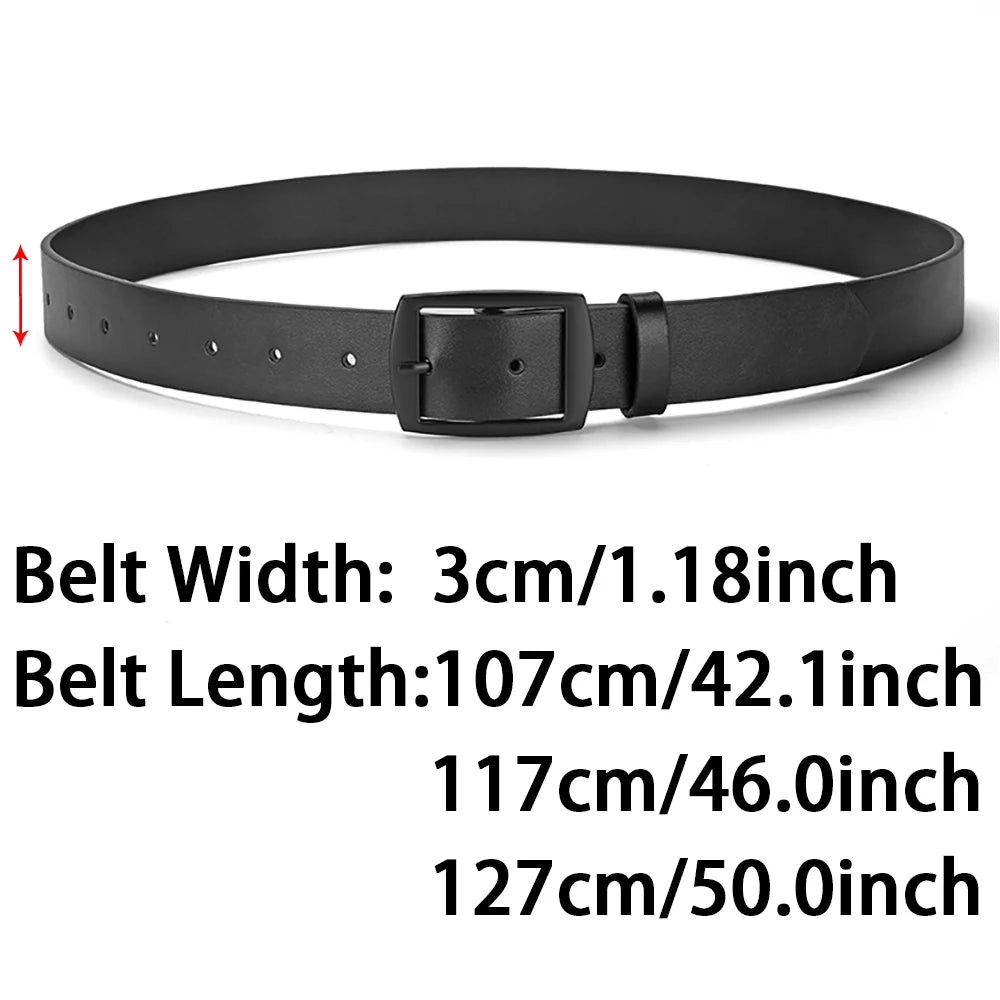 Nouvelle Ceinture de Luxe pour Hommes Ceinture en Cuir PU Boucle Ardillon en Métal Ceinture de Marque de Haute Qualité pour Jeans Grande Taille