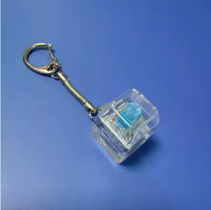 In Stock /26Grid Keycap /;Clicker Anti Stress Fidget Keyboard Keychain Decompression Button Cartoon Party Favor Gift 26구 키캡 키링