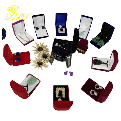 1 boîte à bijoux pour pendentif, boîte cadeau de présentation de bijoux, emballage de pendentif, boîte de rangement, porte-collier, boîte de rangement pour pendentif