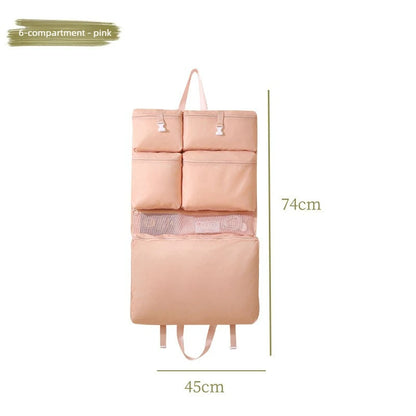 Travel Hanging Storage Bag Portable Foldable Multi Pocket Organizer for Clothes Accessories