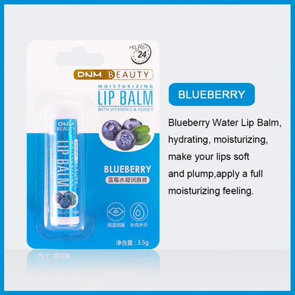 Fruit Lip Balm Winter Fashion Moisturizing Lip Oil Long-Lasting Clear Transparent Natural Aloe Lipstick Lip Care Lipstick Makeup