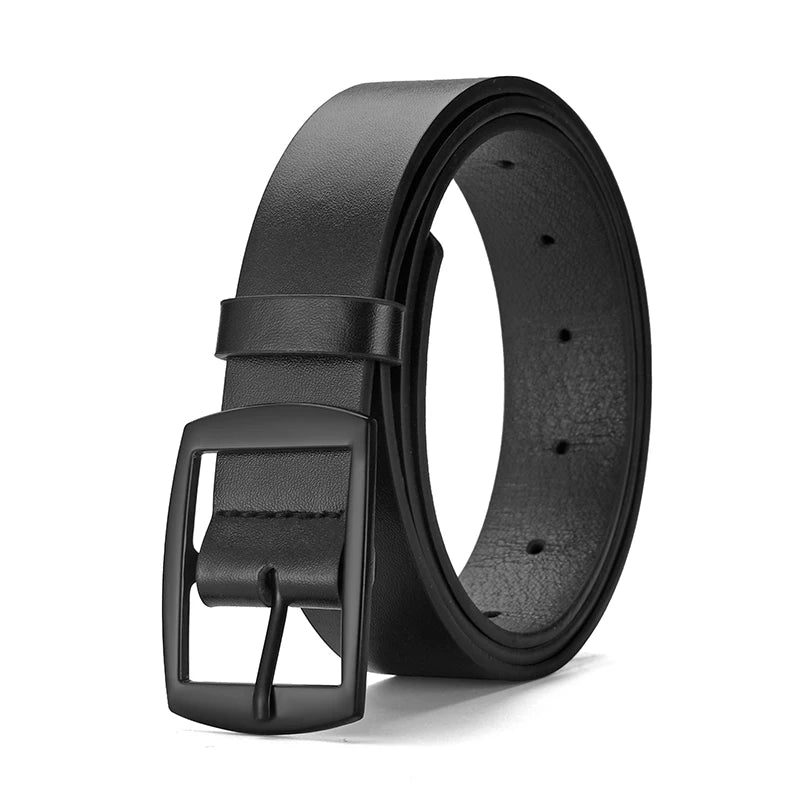 Nouvelle Ceinture de Luxe pour Hommes Ceinture en Cuir PU Boucle Ardillon en Métal Ceinture de Marque de Haute Qualité pour Jeans Grande Taille