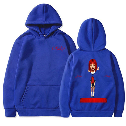JENNIE Ruby Hoodie 2025 Nouvel Album Mode Homme/Femme Sweat-shirts à Capuche Harajuku Esthétique Hiver Vêtements Polaire Pull Vintage