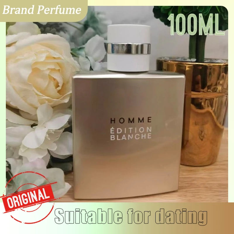 Parfum de marque 100ml au parfum frais et vivifiant, plein d'énergie, alliant une touche sportive à un charme élégant, parfait pour les sorties quotidiennes.