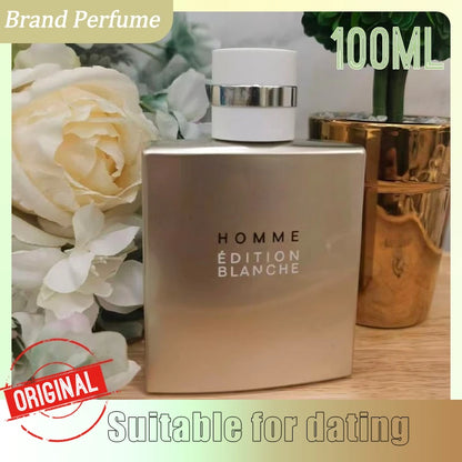 Parfum de marque 100ml au parfum frais et vivifiant, plein d'énergie, alliant une touche sportive à un charme élégant, parfait pour les sorties quotidiennes.