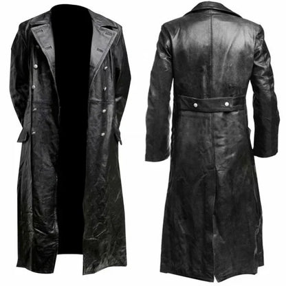 Punk & Gothic Medieval Steampunk Trench Coat Plague Doctor Fancy Dress Men's Casual Daily Adults' Coat