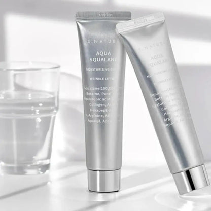 S.NATURE Sérum Crème Visage Squalane Améliore le Teint Terne Équilibre l'Eau et l'Huile et Hydrate Profondément Soin de la Peau Coréen