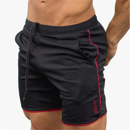 ECHT Summer Running Shorts Men Sports Jogging Fitness Shorts Quick Dry Mens Gym Men Shorts Sport gyms Short Pants men