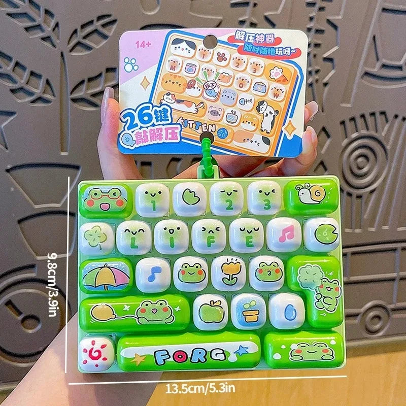 키캡 26 Key Cap Giant Keycap Keychain Gifts Keycap Clicker Keyboard Bag Charms Key Caps Keyboard Fidgets Clicker Gifts 대왕키캡