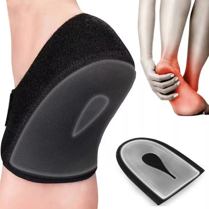 Plantar Fasciitis Heel Spur Foot Support With U-Shaped Silicone Gel Heel Cups for Heel Pain Relief Insoles for Man Woman Walking
