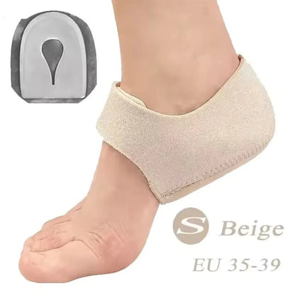 Plantar Fasciitis Heel Spur Foot Support With U-Shaped Silicone Gel Heel Cups for Heel Pain Relief Insoles for Man Woman Walking