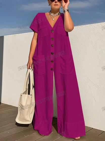 Combinaison de Plage Femme Barboteuses Dentelle Salopettes Longues Trench Printemps Été Bodycon Y2k Tenues de Soirée Élégantes Combinaisons de Travail