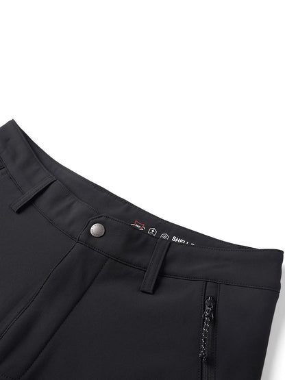 SIMWOOD 2026 Autumn New Loose Straight Soft Shell 300gsm Warm Fleece Lined Pants Casual Plus Size Outdoor Trousers