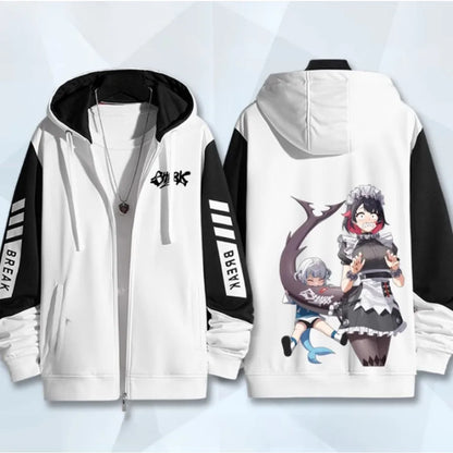 Anime Zenless Zone Zero Zip Up Women/Men Hoodie Sweatshirt ZZZ ZZZERO Ellen Joe Cosplay Zipper Hooded Jacket Outwear