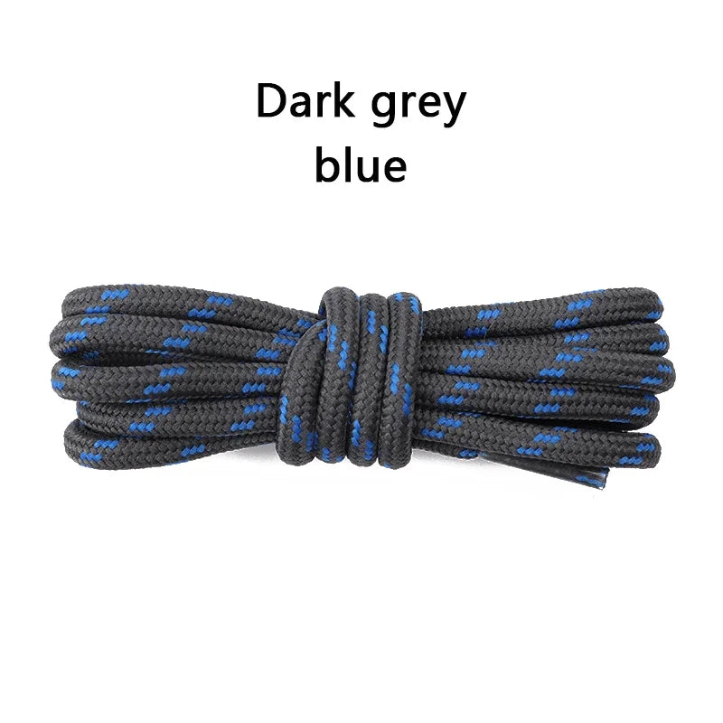 Round Solid Shoelaces for Sneakers Outdoor Hiking Boots Tooling Sports Shoe Laces Adult Kids Flower Dots Shoelace for Woman Man