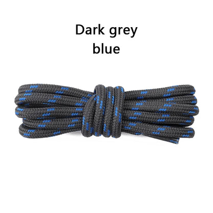 Round Solid Shoelaces for Sneakers Outdoor Hiking Boots Tooling Sports Shoe Laces Adult Kids Flower Dots Shoelace for Woman Man