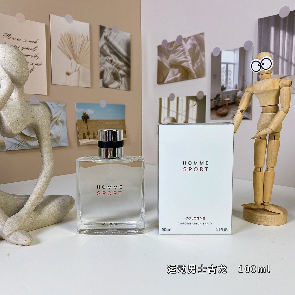 Parfum de marque 100ml au parfum frais et vivifiant, plein d'énergie, alliant une touche sportive à un charme élégant, parfait pour les sorties quotidiennes.