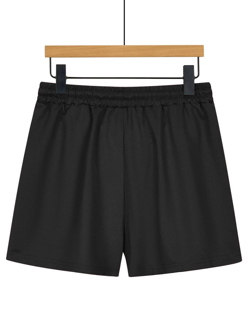 Women's Casual Two-Piece Set • Women's Summer Short-Sleeve T-Shirt and Shorts Set • Stylish Shorts