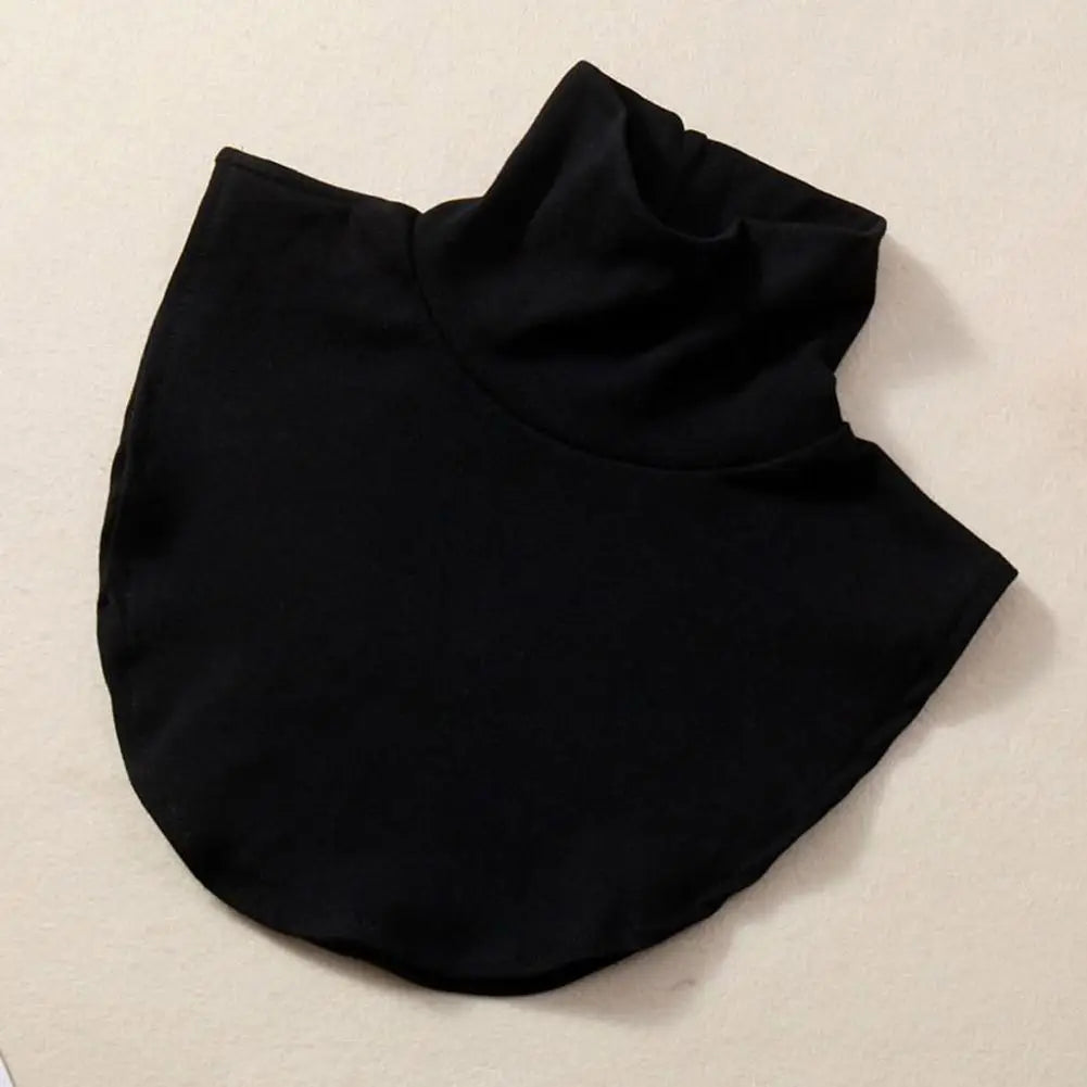 Women's Spring Fall Turtleneck Fake Collar Black White Extensions Mock Neck Half Top Blouse Neck Warmer False Collar