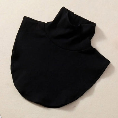 Women's Spring Fall Turtleneck Fake Collar Black White Extensions Mock Neck Half Top Blouse Neck Warmer False Collar