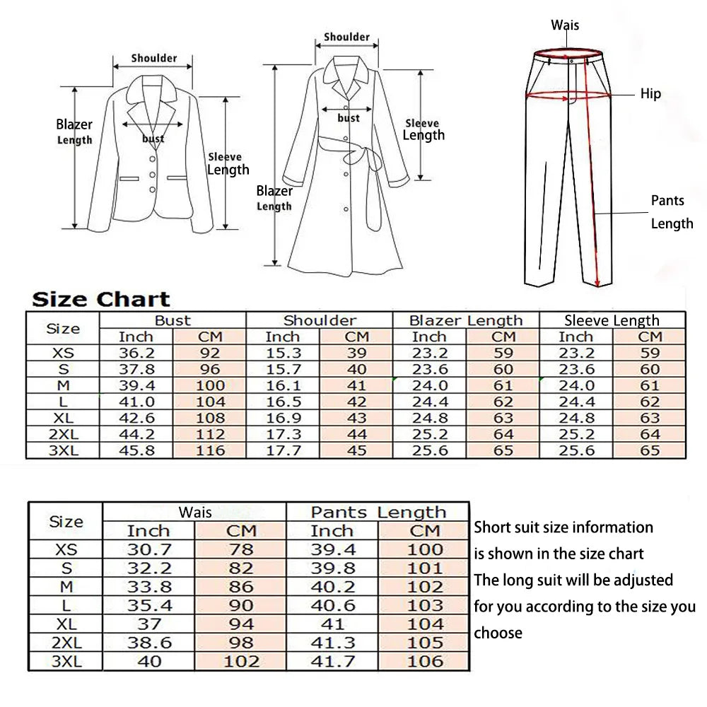Women 2 Piece Suit Set Double Breasted Waist‑Fitted Blazer Wide Leg Pants Formal Office Business Lady Wedding Party Customized