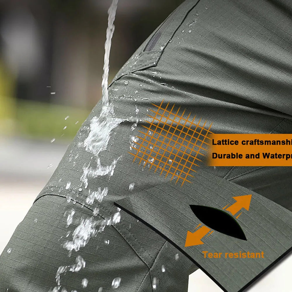 Pantalon cargo tactique de ville Classique d'extérieur randonnée trekking tactique militaire camouflage multi-poches
